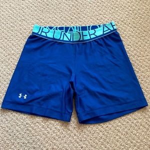 Under Armour Blue Spandex Shorts